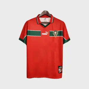 Morocco 1998 Home RED Jersey world cup
