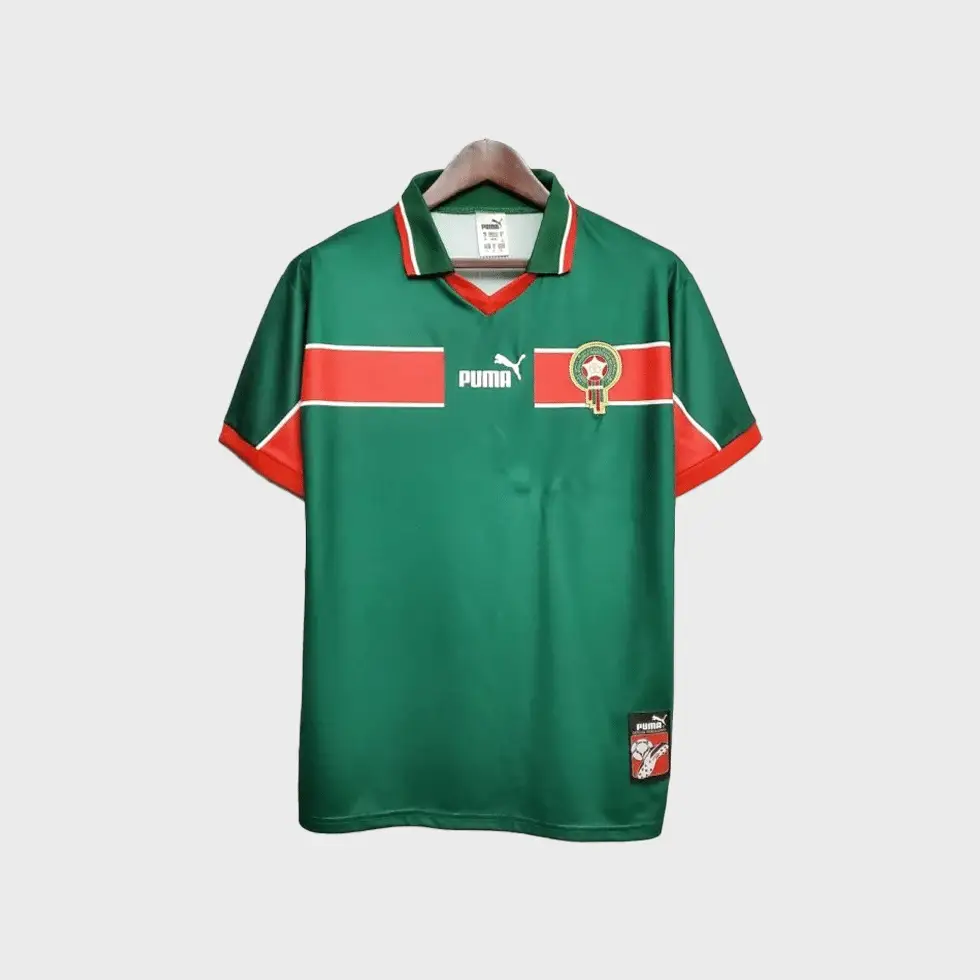 Morocco 1998 Home green Jersey world cup