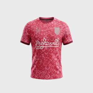FC Palestina X Farrah Azam Collab shirt (Pink)